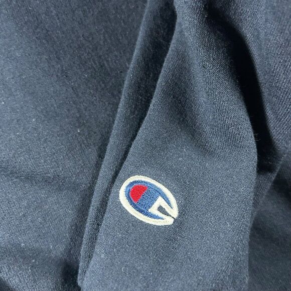 Champion Penn State Nittany Lions Hoodie Mens XL Blue Spell Out Eco Fleece - Picture 4 of 12